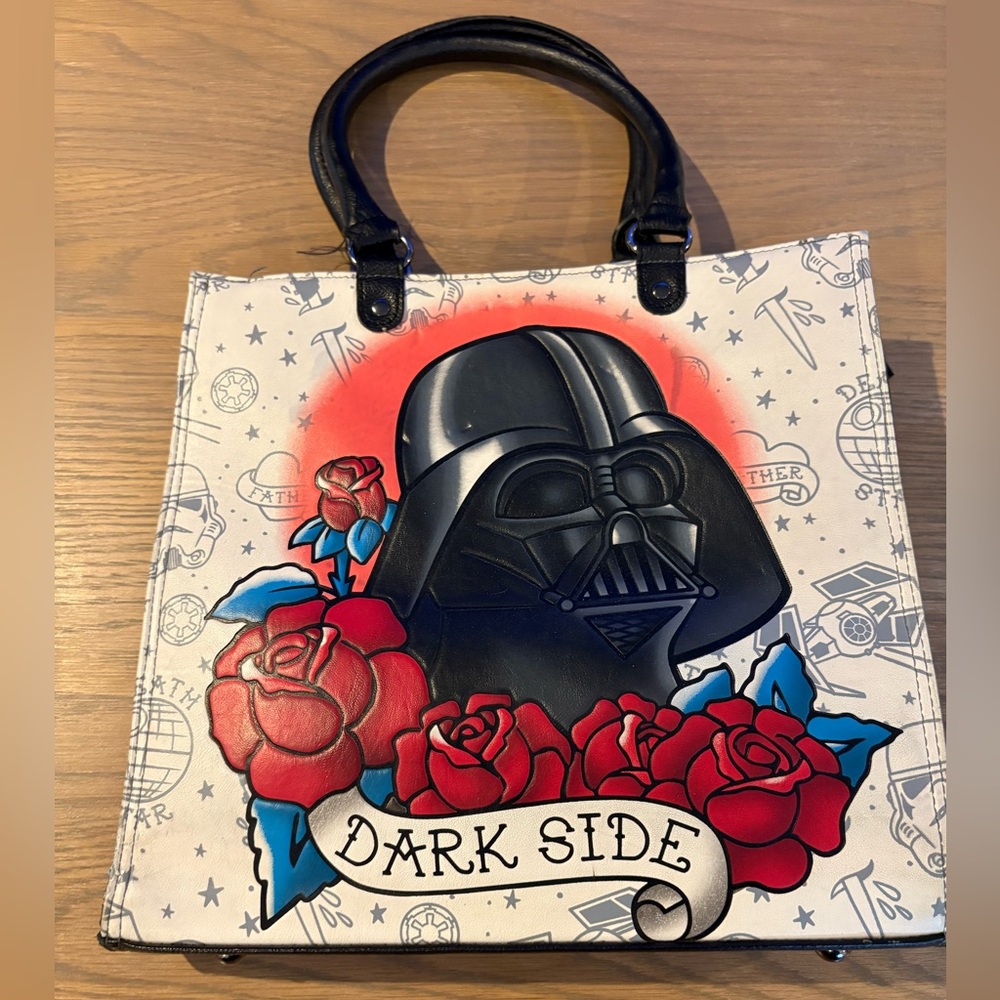 Loungefly Darth Vader Tattoo Tote Bag